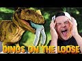 BOYS THESE HUNGRY DINOSAURS GOT LOOSE!!!  | Jurassic World Evolution #3