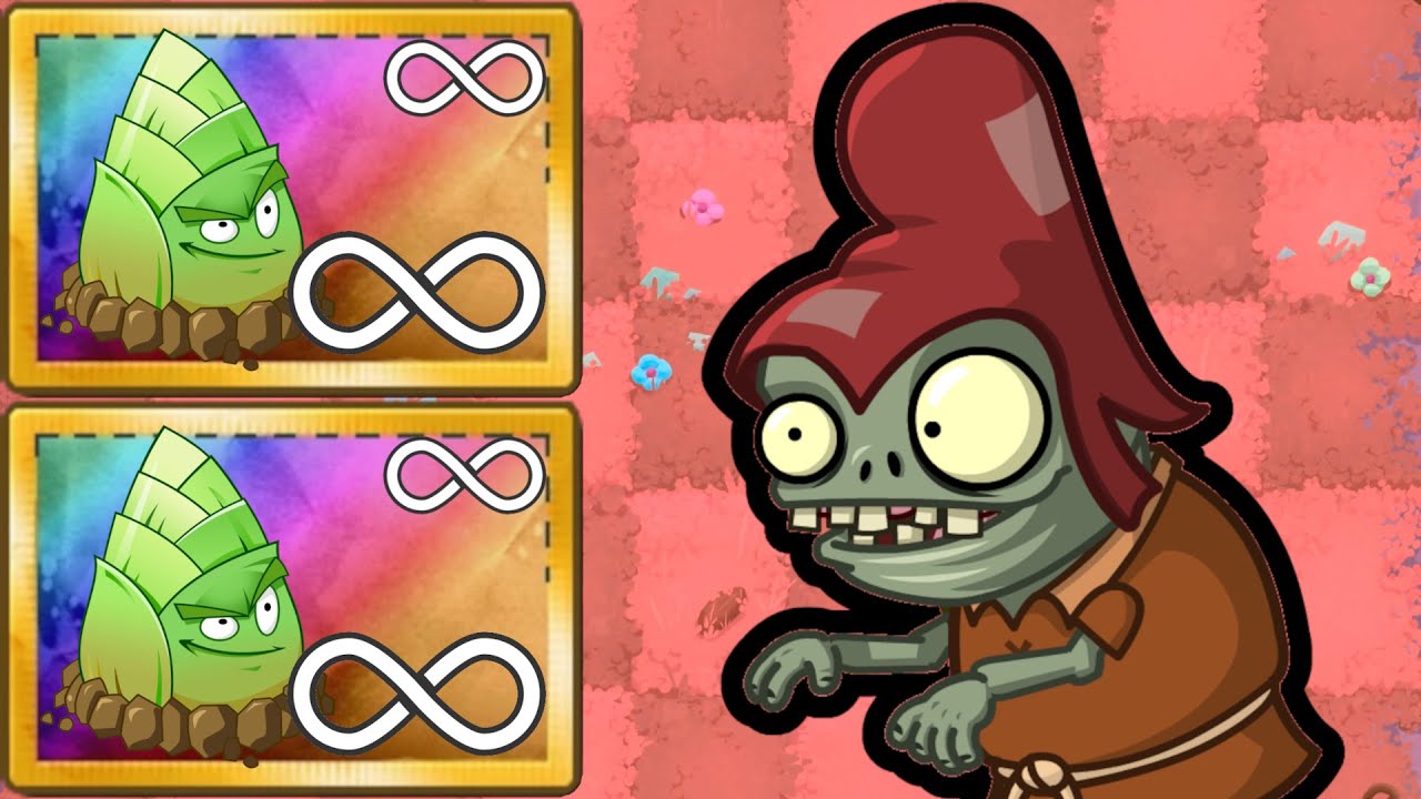 PvZ 2 5 MAX Level 65535 Bamboo Shoot vs All Zombies Veram YouTube