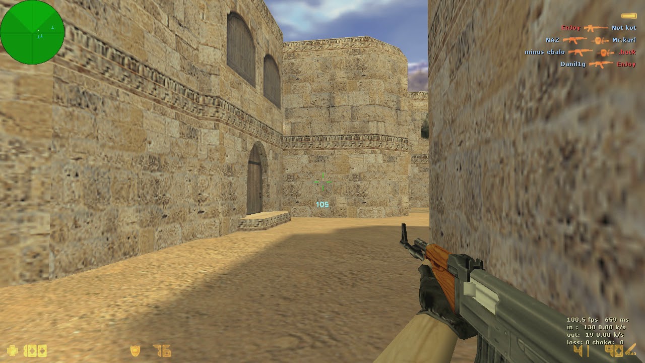 Так нужно играть в cs 1.6  на DM