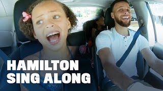 Stephen Curry Belts Out “Hamilton” with Daughters Riley and Ryan