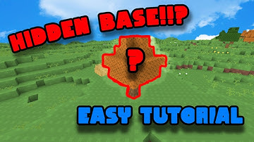 How to build THE MOST HIDDEN BASE IN Bloxd.io!! || TUTORIAL