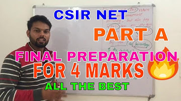 CSIR NET PART A |🔥 FINAL PREPARATION OF MONETARY PROBLEMS | CONCEPT OF MATHEMATICS