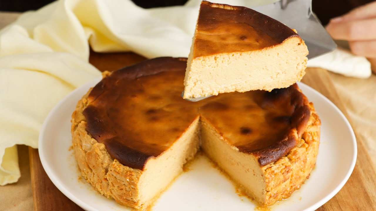 TARTA de QUESO VASCA de Dulce de Leche - CUKit!