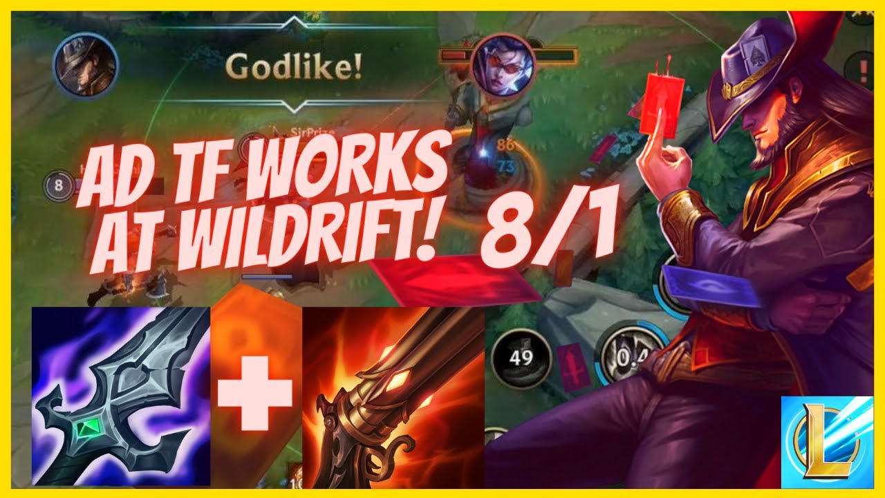 Twisted Fate AD BUILD IS SATISFYING AT WILDRIFT, LONG RANGE STUNNER Tobias Fate fanboi | WILDRIFT