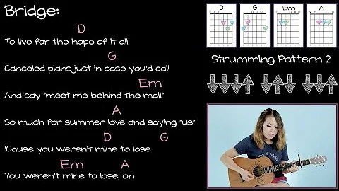 august Guitar Lesson Tutorial EASY - Taylor Swift FAST TRACK [Chords|Strumming|Full Cover & Lyrics]
