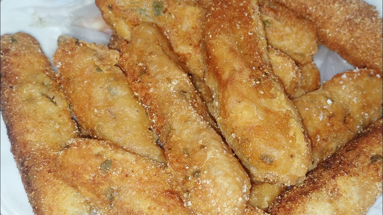 صوابع البطاطس المقرمشة اللذيذة 