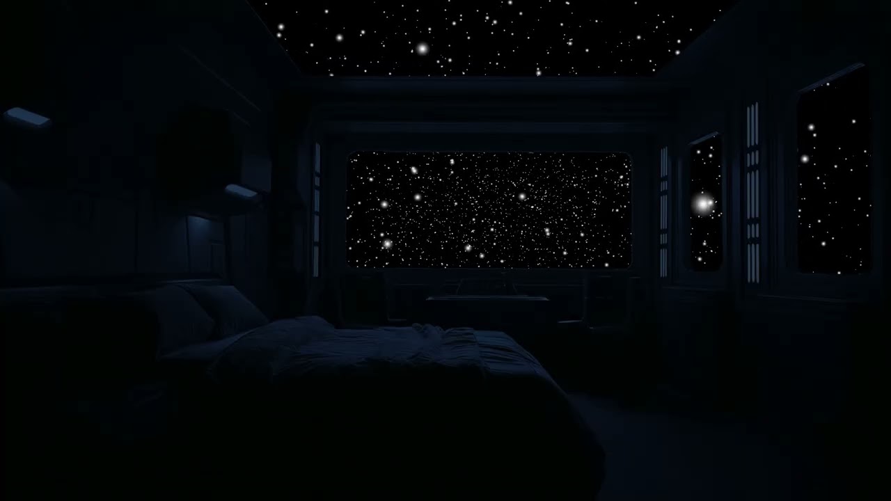Deep Sleep in Dark Space 🌌 Cosmic Ambient Sounds for Meditation, Calm & Anxiety Relief