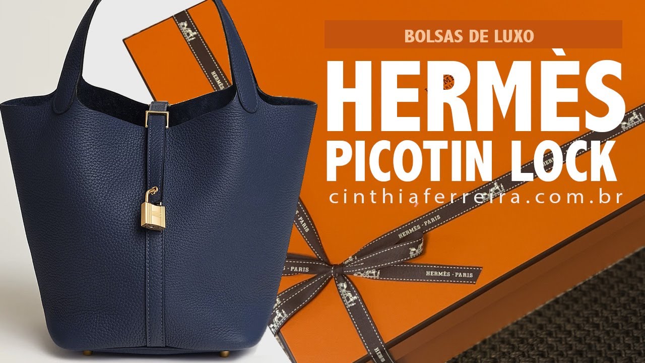 エルメス　22cm Unboxing e Detalhes da bolsa Hermés Picotin Lock 22| Por Cinthia