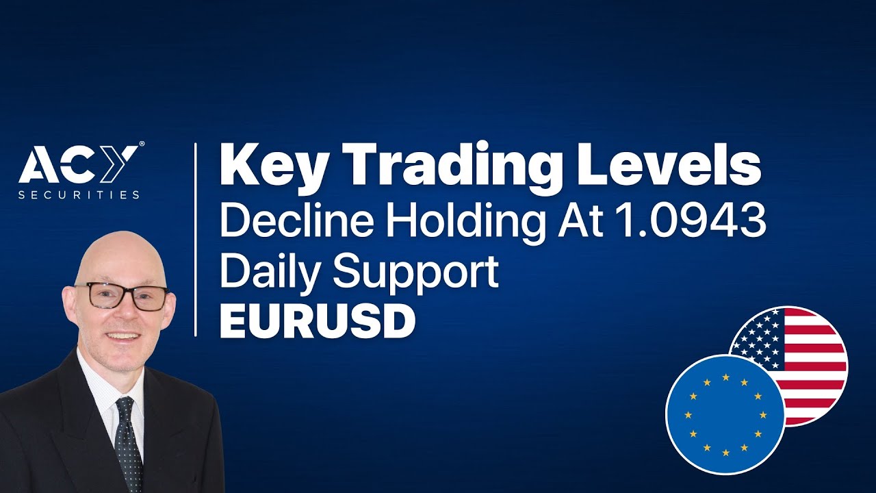 EURUSD Forex Analysis - Decline Holding At 1.0943 Daily Support