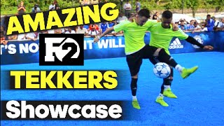 AMAZING TEKKERS Showcase | World's Best Football Freestyle Double Act/Duo |  F2Freestylers