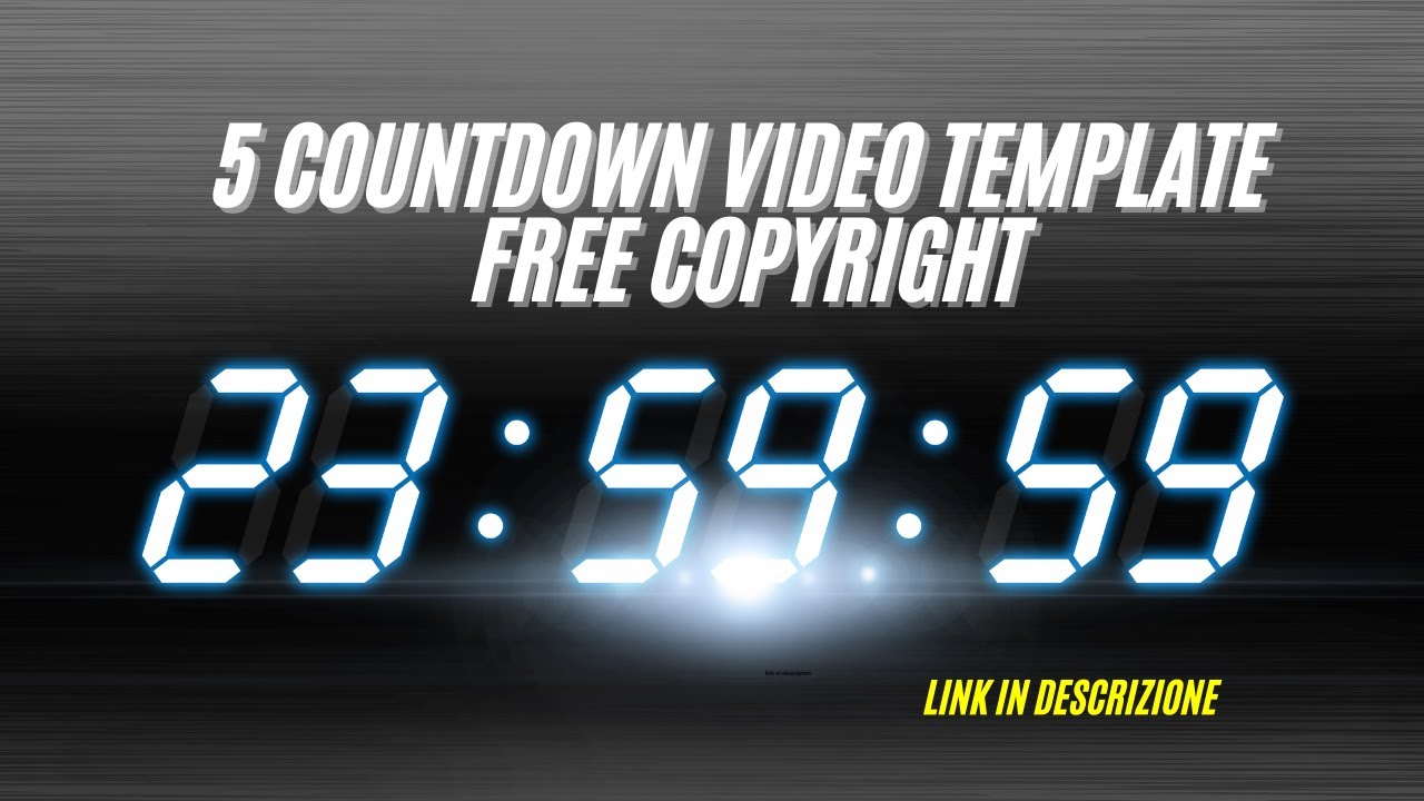 Top 5 Countdown Video Template Free Download + No Copyright
