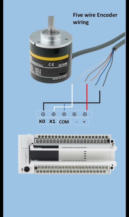How to wiring rotary encoder ?Rotary encoder connection diagram with ...