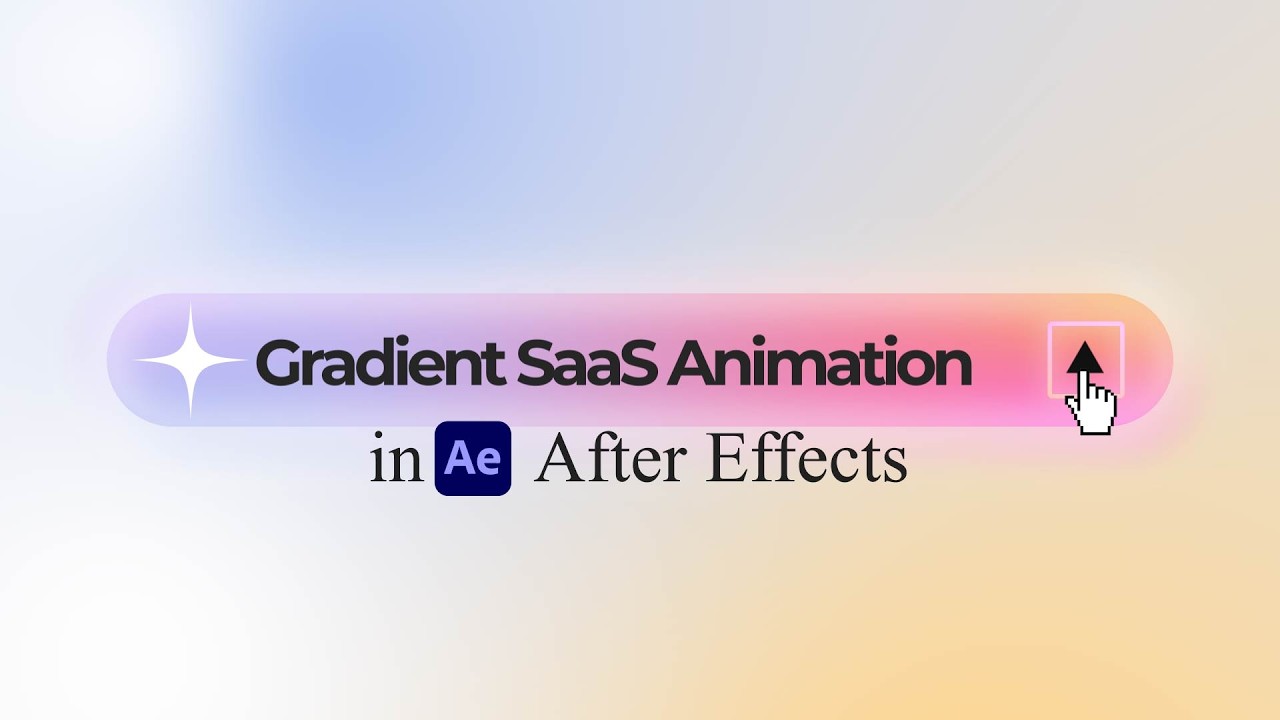 How To Create Gradient SaaS Animation In After Effects ( No Plugins ...