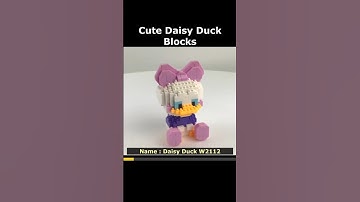 Daisy Duck W2112 Mini Blocks Preview #lego #brick #miniblock #nanoblock