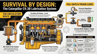Caterpillar C9.3B Lubrication System Explained: Oil Flow & Components