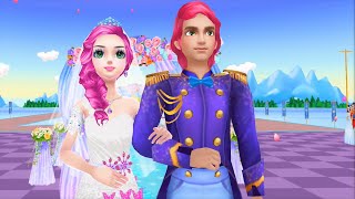 Ice Princess Wedding Design Fun Makeup Girl Game - Dress Up, Color Hairstyle & Decorate Cakes screenshot 3