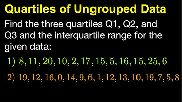Quartiles of Ungrouped Data (Tagalog/Filipino Math)