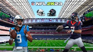 NFL 2k23 | Carolina Panthers vs Houston Texans | NFL 2k5 Resurrected | PCSX2 | Young vs Stroud | 4K