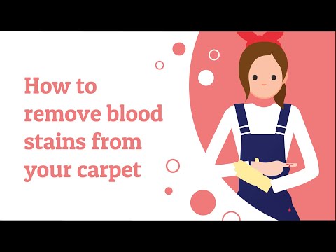 How to remove blood stains from your carpet