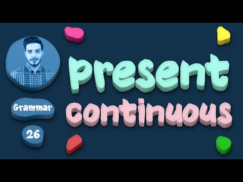 آموزش زبان انگلیسی حال استمراری 26