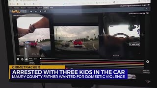 Arrest with three children in the car