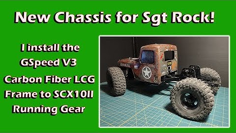 A New Chassis for Sgt Rock: GSpeed V3 Carbon Fiber LCG!