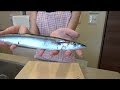 早朝から編集サボってお魚裁きを練習する独身♀