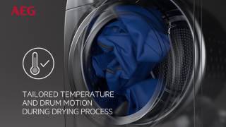 AbsoluteCare® System animation, restores water protection better than air drying, AEG, Dryer