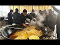 Cooking Up a Storm: Traditional Uzbek Pilaf on the Streets | Jaydarfood