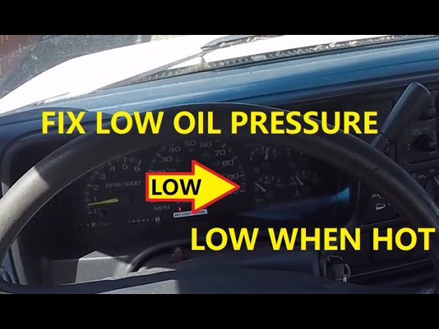 How to Fix Engine Oil Pressure  