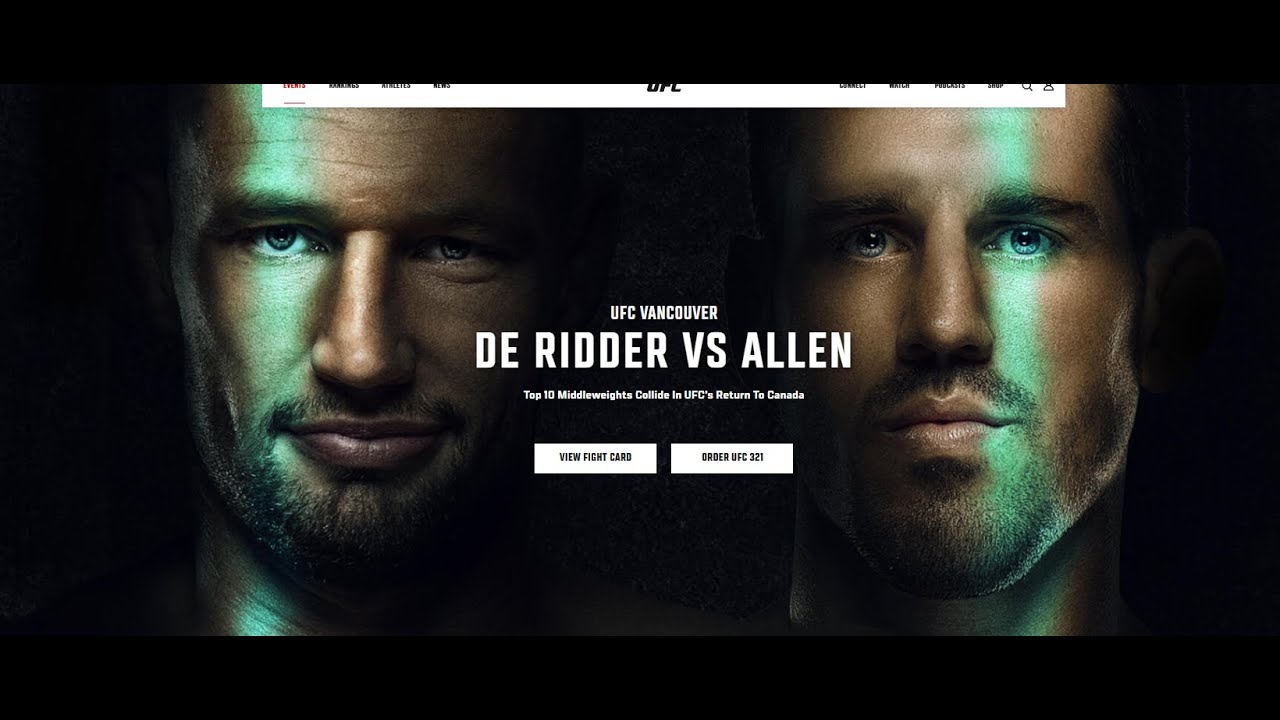 Champ Champ | UFC Fight Night | De Ridder vs Allen | Episode 3