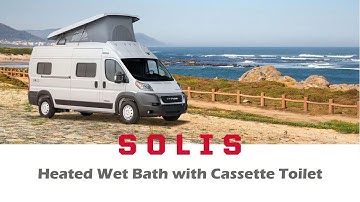 LichtsinnRV.com - The All New Winnebago Solis Heated Wet Bath with Cassette Toilet