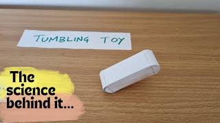 Make this tumbling toy and find out the science behind it! Science project for school.