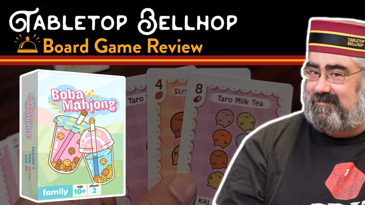 Boba mahjong review a two player mahjong rummy set collection card