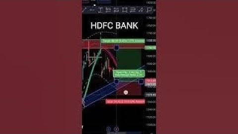 Swing Trading best entry label in HDFC BANK #SHORT #swing trade shorts #shortvideo #stockmarket