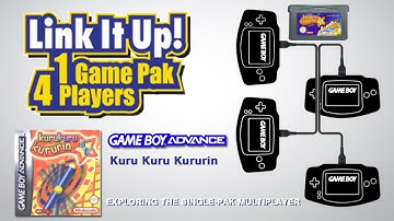 GBA Single-Pak Link - Kuru Kuru Kururin (50 stages of stick spinning fun without loading!)