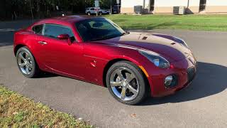 Rare 2009 Pontiac Solstice Hardtop Coupe Exhaust and Walk-Around