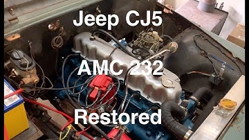 AMC 232 Straight Six Engine in the Jeep CJ5