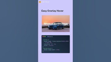 CSS Easy Overlay Hover #shots #shortvideo #html #css