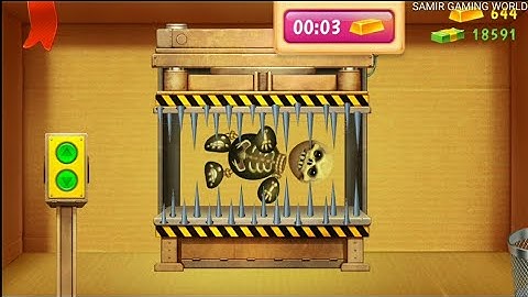 Skeleton Buddy in Machine press | Kick The Buddy | Gameplay Walkthrough #kickthebuddy #thebuddy