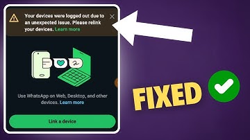 Your devices were logged out due to an unexpected issue Problem Solved