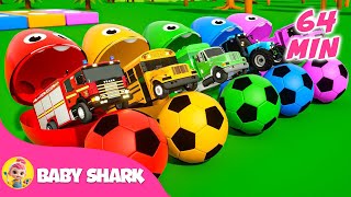 Baby Shark Dance With Song Puppets | Baby Shark Toy | Baby Nursery Rhymes & Kids Songs