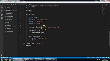 7 Menu Driven Program Employee App 4