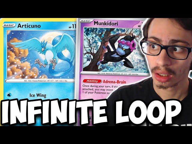 Infinite Paralysis Loop w/Articuno u0026 Munkidori! Super ANNOYING Combo PTCGL class=