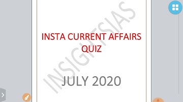 INSIGHTSIAS QUIZ-ENVIRONMENT 3 JULY 2020 CURRENT AFFAIRS:UPSC/STATE_PSC/EPFO