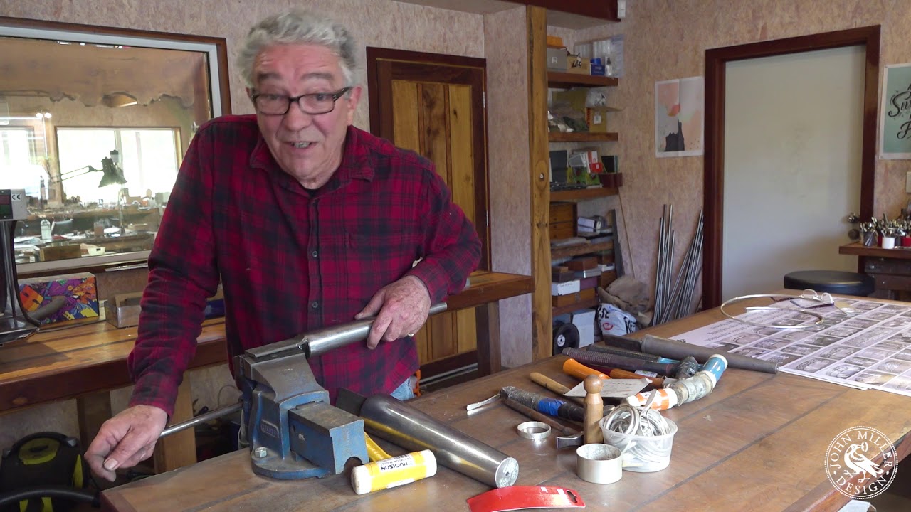 Hammer Forging A Silver Cuff Bracelet