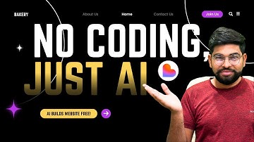 100% Free AI Website Builder | No Coding, No Hosting | Build Bakery Website for Free