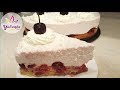 Торт ВИШНЁВЫЙ ЗЕФИР /Cherry marshmallow cake