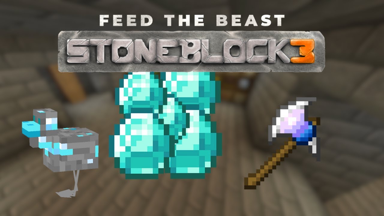 Getting infinite diamonds from chickens Stoneblock 3 YouTube