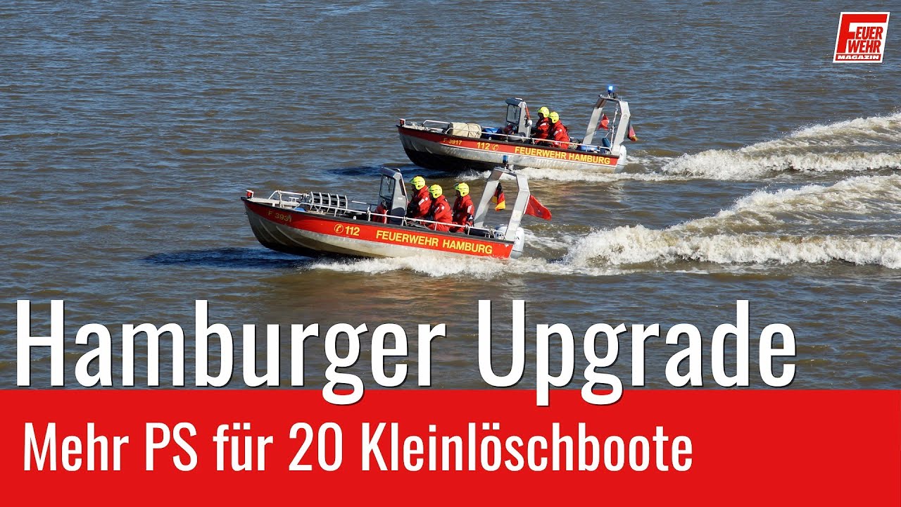 Hamburger Kleinlöschboote nach 20 Jahren im Einsatz aufgewertet